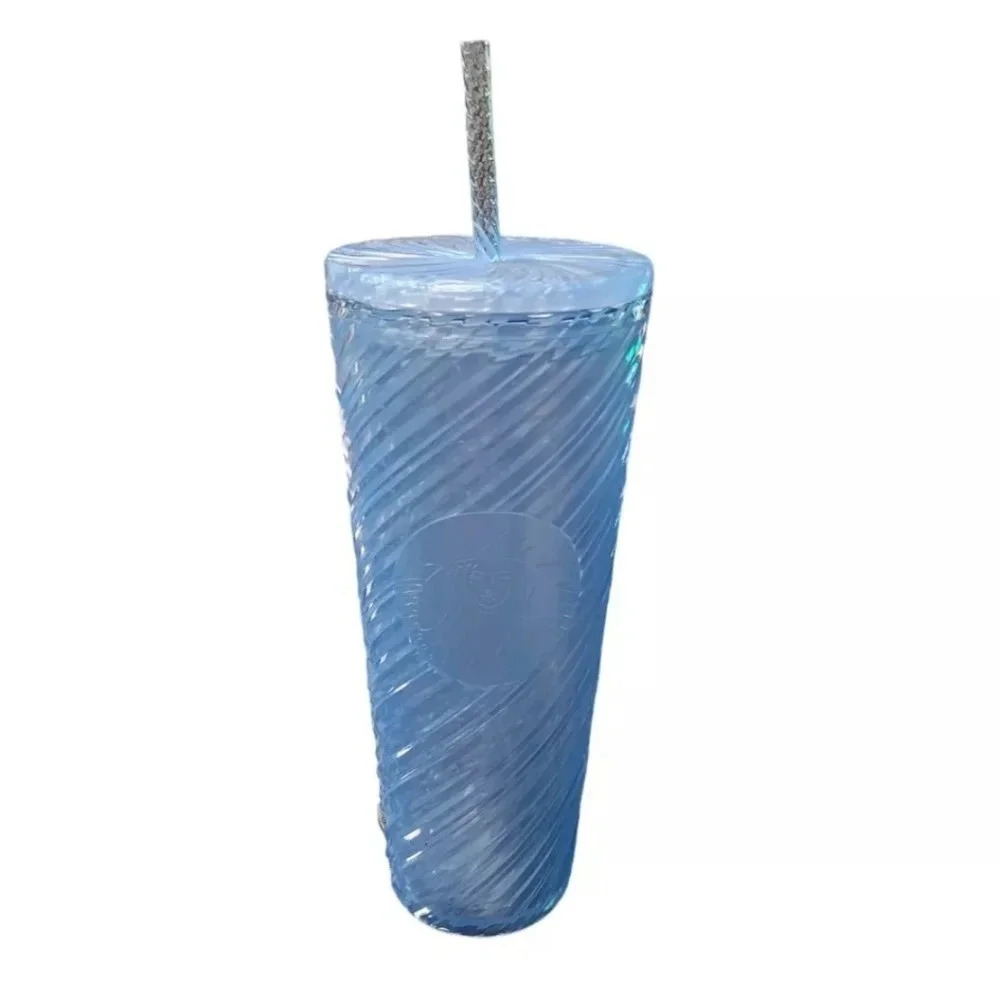 Starbucks Summer 24 Light Blue Swirl Venti Rambler